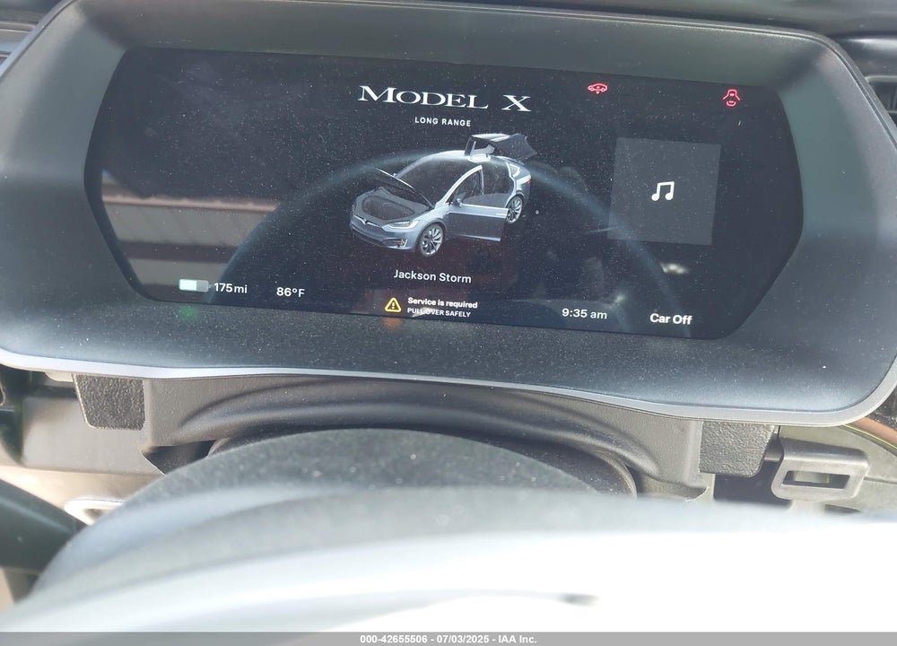 2019 TESLA MODEL X VIN: 5YJXCBE2XKF181057