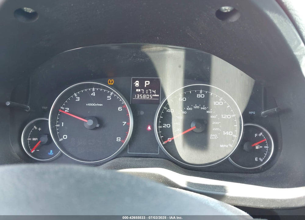 2013 SUBARU OUTBACK 2.5I PREMIUM VIN: 4S4BRBCC6D3271788