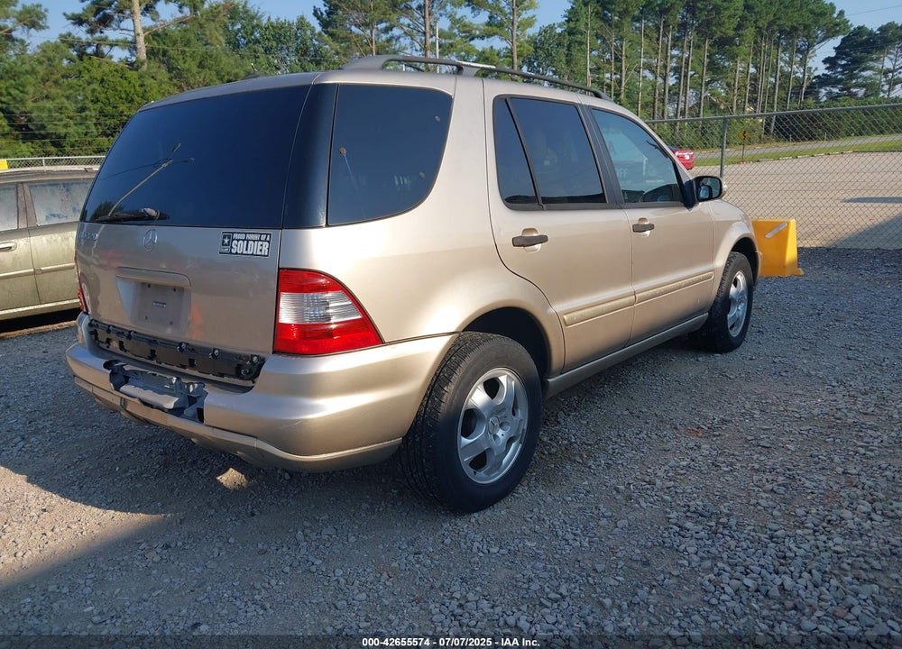 2003 MERCEDES-BENZ ML 320 VIN: 4JGAB54E33A387607