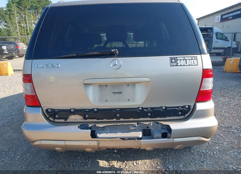 2003 MERCEDES-BENZ ML 320 VIN: 4JGAB54E33A387607