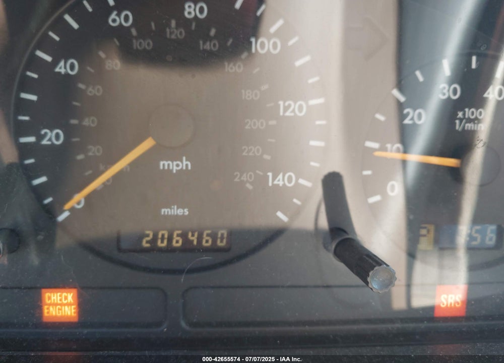 2003 MERCEDES-BENZ ML 320 VIN: 4JGAB54E33A387607