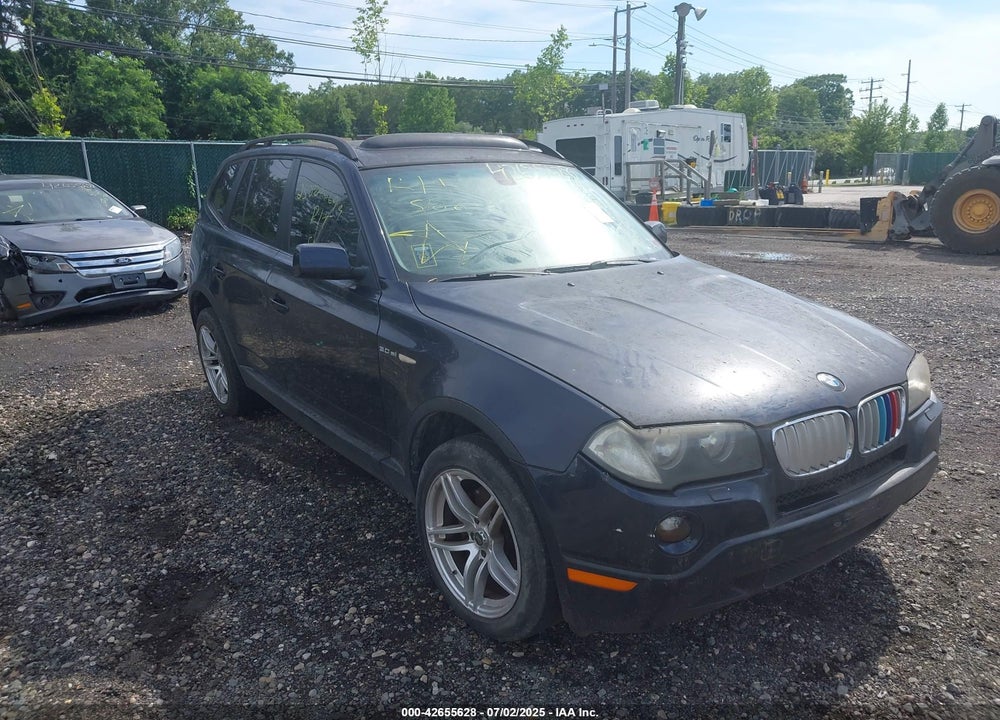 2008 BMW X3 3.0SI VIN: WBXPC93478WJ17904