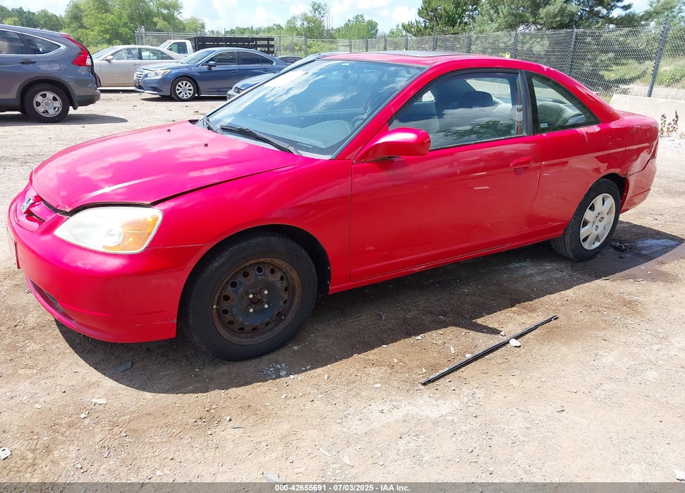 2002 HONDA CIVIC EX VIN: 1HGEM22902L102063