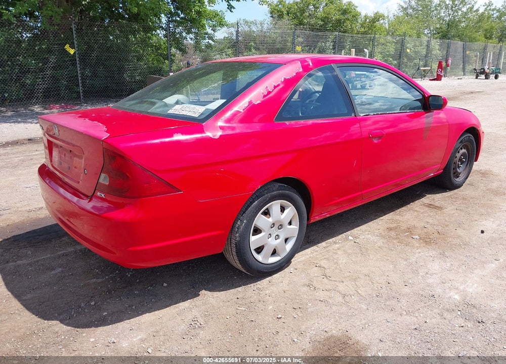 2002 HONDA CIVIC EX VIN: 1HGEM22902L102063