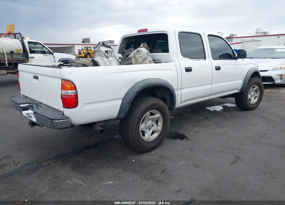 2002 TOYOTA TACOMA PRERUNNER V6 VIN: 5TEGN92N62Z006708