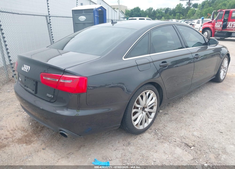 2012 AUDI A6 2.0T PREMIUM VIN: WAUDFAFC6CN081355