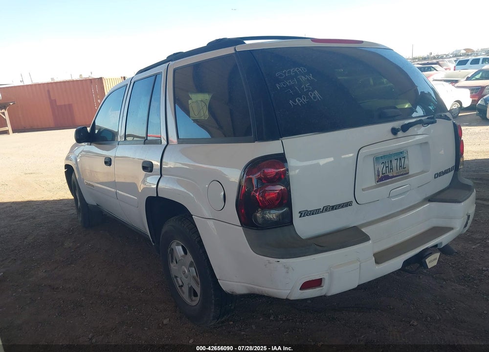 2002 CHEVROLET TRAILBLAZER VIN: 1GNDS13S122522990