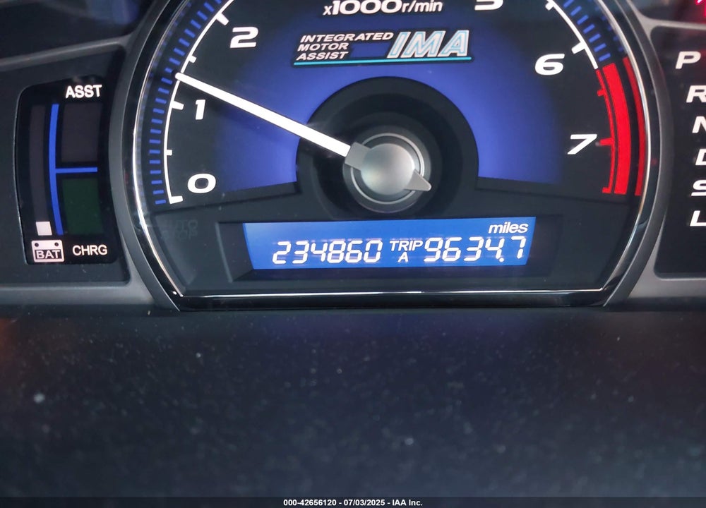 2007 HONDA CIVIC HYBRID VIN: JHMFA36297S004966