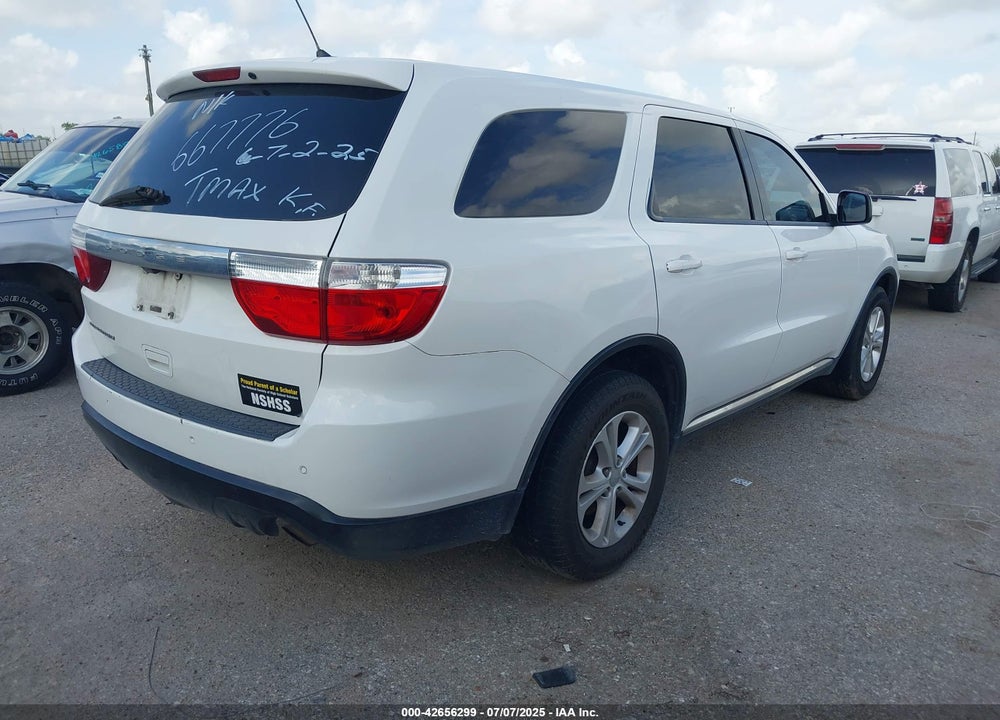 2013 DODGE DURANGO VIN: 1C4RDHAG4DC667776
