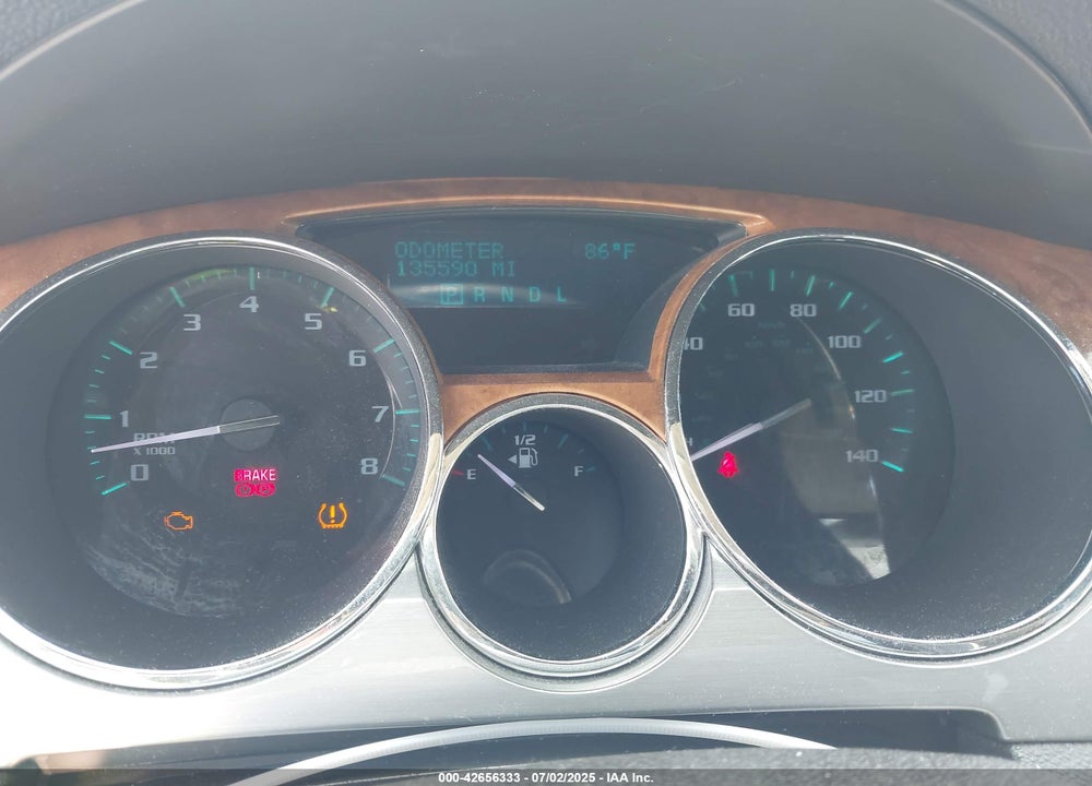 2012 BUICK ENCLAVE VIN: 5GAKRCED7CJ349099