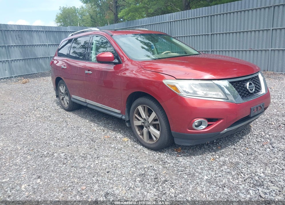 2014 NISSAN PATHFINDER PLATINUM VIN: 5N1AR2MM5EC656909
