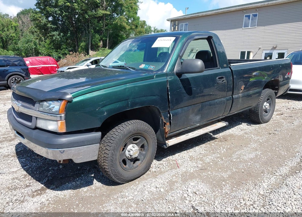2003 CHEVROLET SILVERADO 1500 WORK TRUCK VIN: 1GCEK14V73Z101029