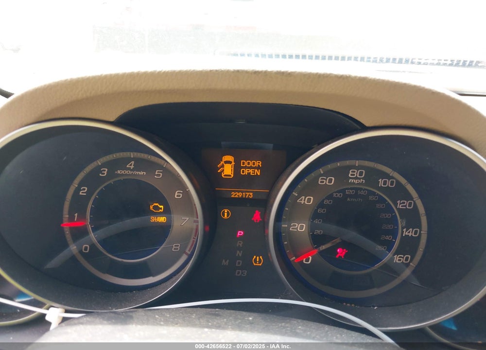 2008 ACURA MDX VIN: 2HNYD28338H505274
