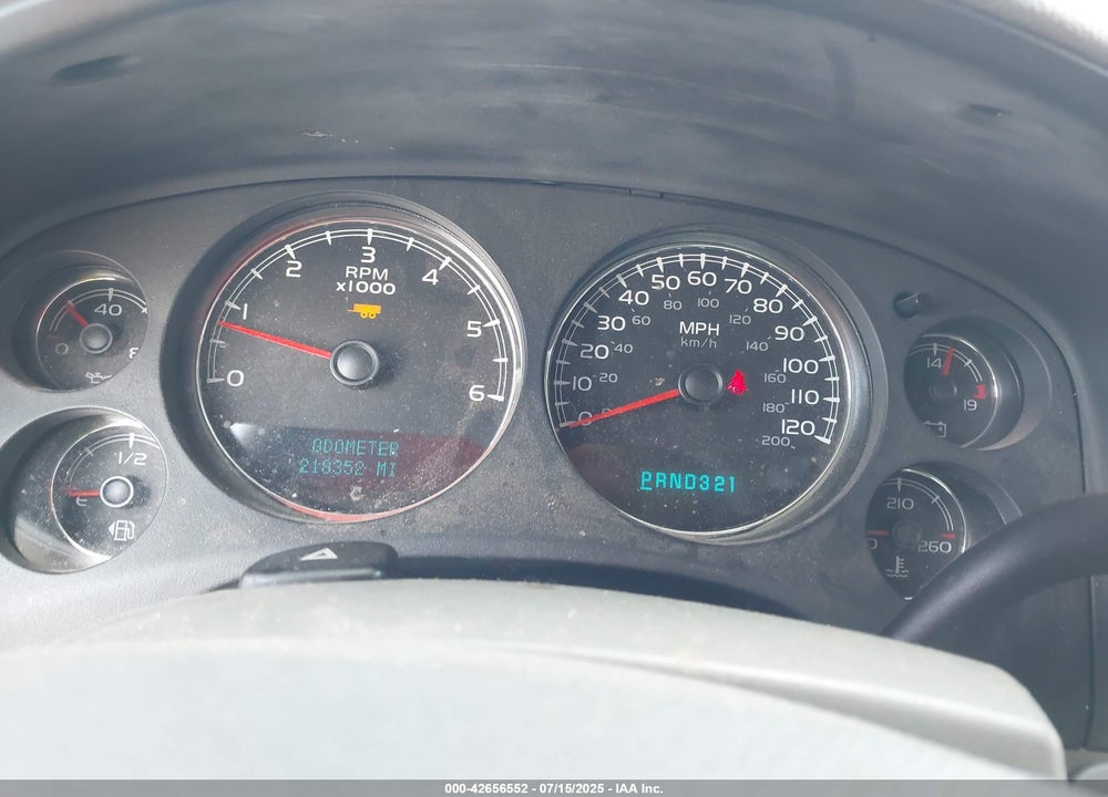 2007 CHEVROLET TAHOE VIN: 1GNFK13077J372162
