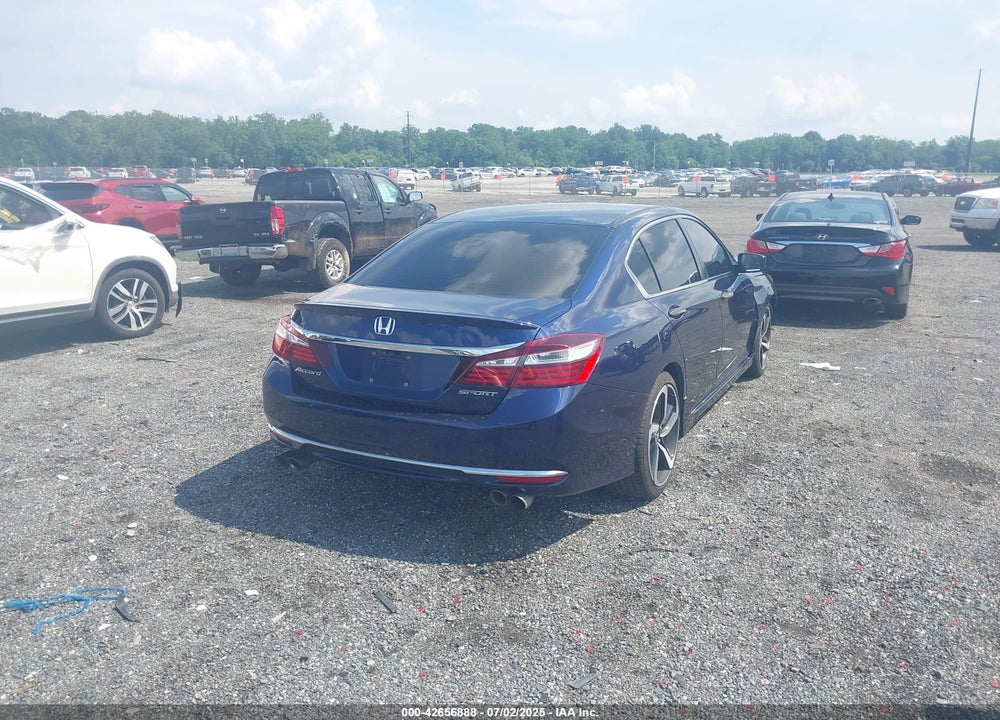 2016 HONDA ACCORD SPORT VIN: 1HGCR2F55GA186254