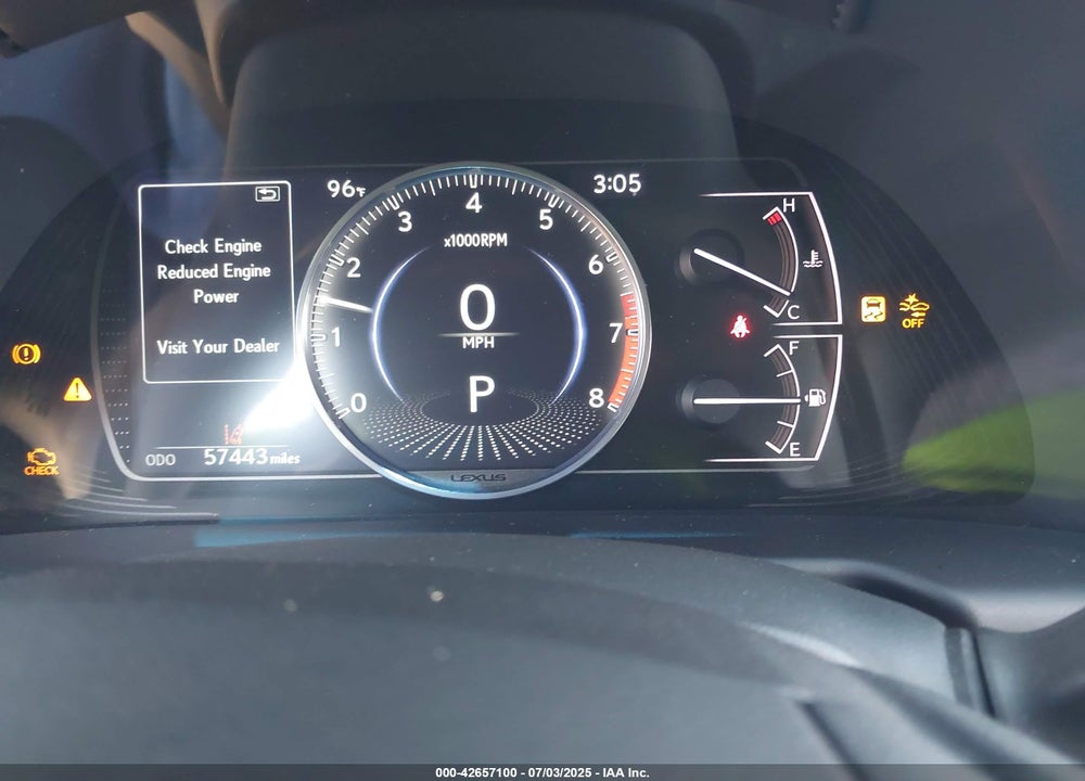 2021 LEXUS ES 250 VIN: 58AC11D1XMU001601
