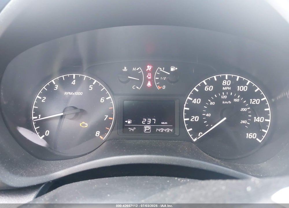 2016 NISSAN SENTRA VIN: 3N1AB7AP8GY230763
