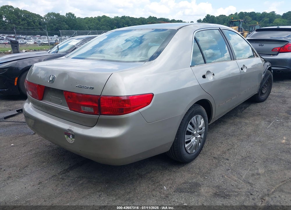 2005 HONDA ACCORD 2.4 DX VIN: 1HGCM56125A128967