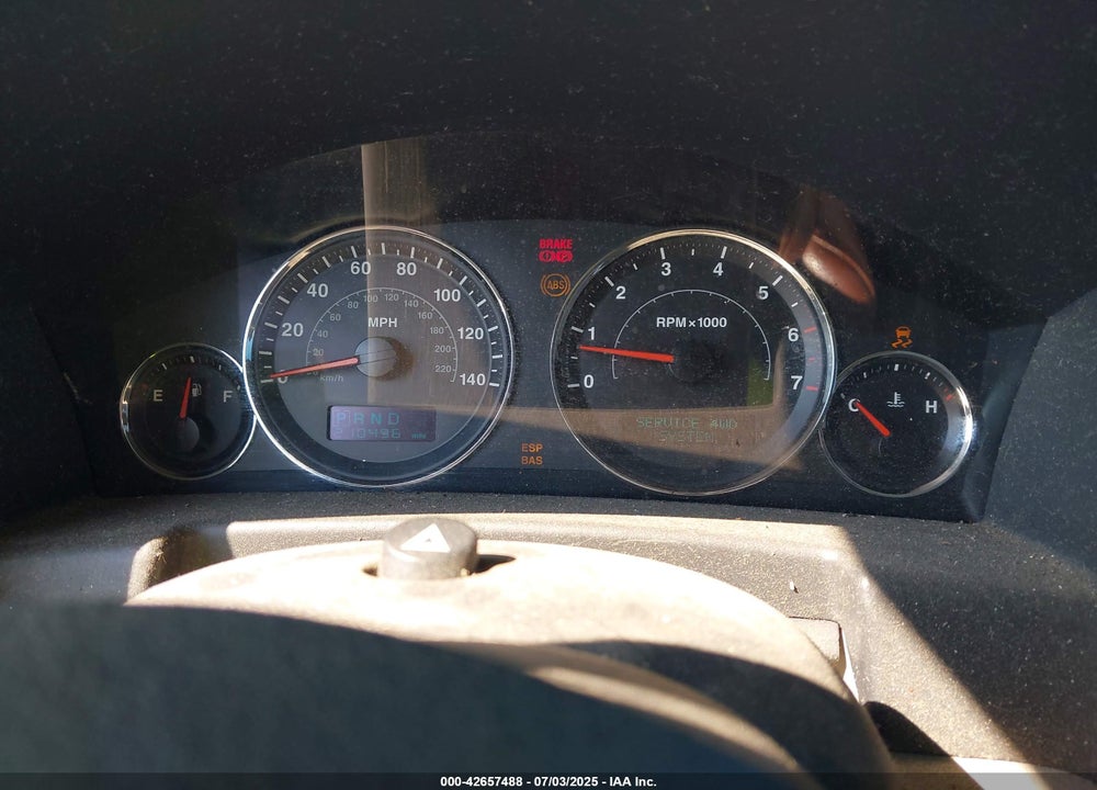 2007 JEEP COMMANDER VIN: 1J8HG58287C686288