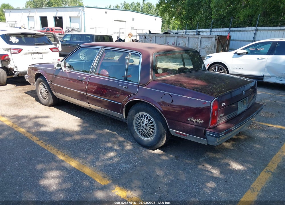 1987 OLDSMOBILE 98 REGENCY BROUGHAM VIN: 1G3CW5138H4329096