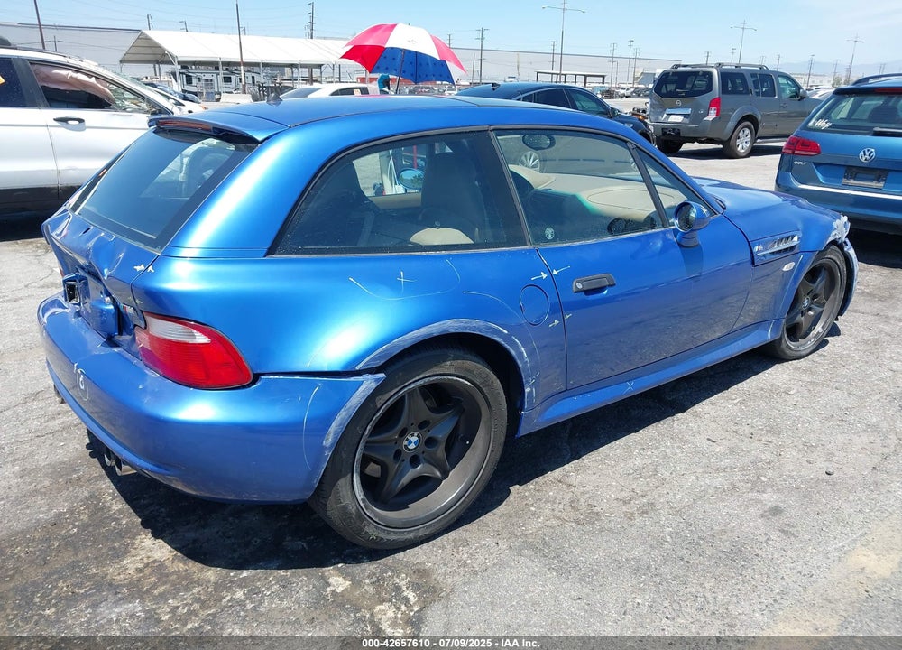 2000 BMW M VIN: WBSCM9349YLC62206