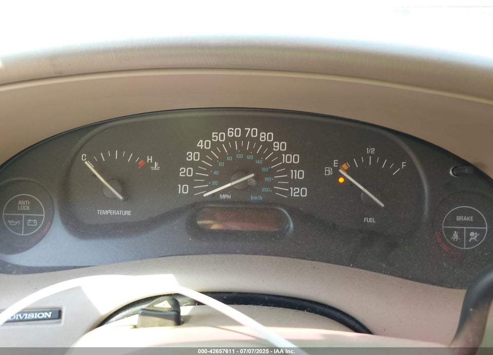 1999 BUICK CENTURY LIMITED VIN: 2G4WY52M7X1426343