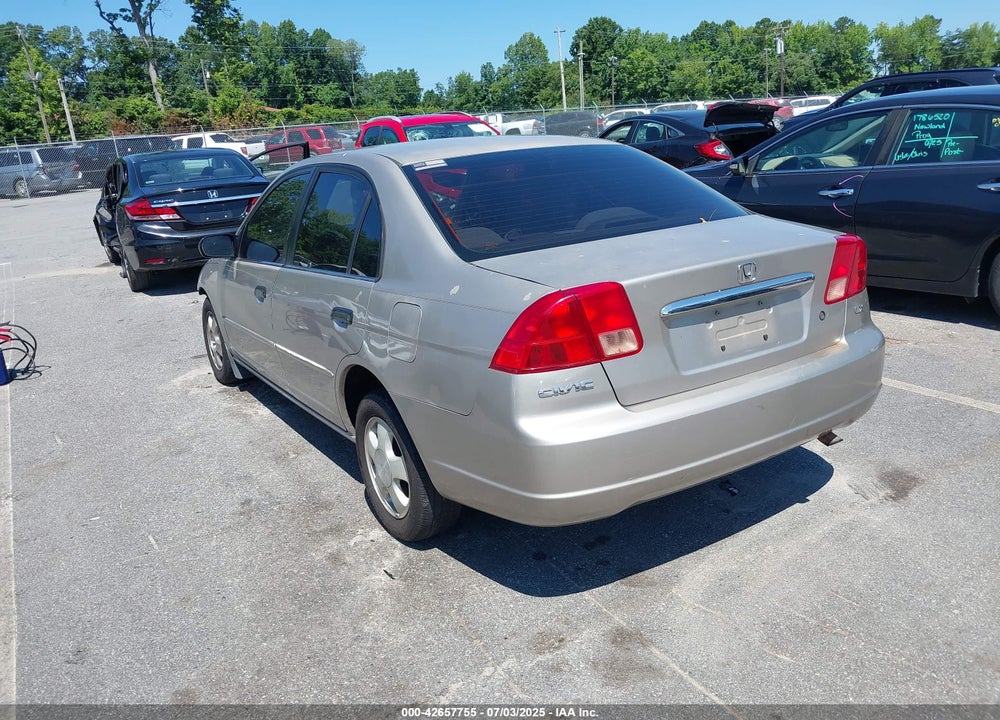 2001 HONDA CIVIC LX VIN: 1HGES16571L028730