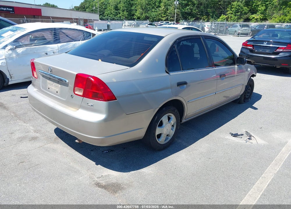 2001 HONDA CIVIC LX VIN: 1HGES16571L028730