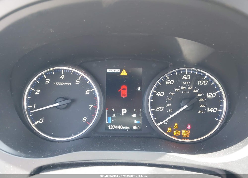 2014 MITSUBISHI OUTLANDER VIN: JA4AZ3A38EZ005559