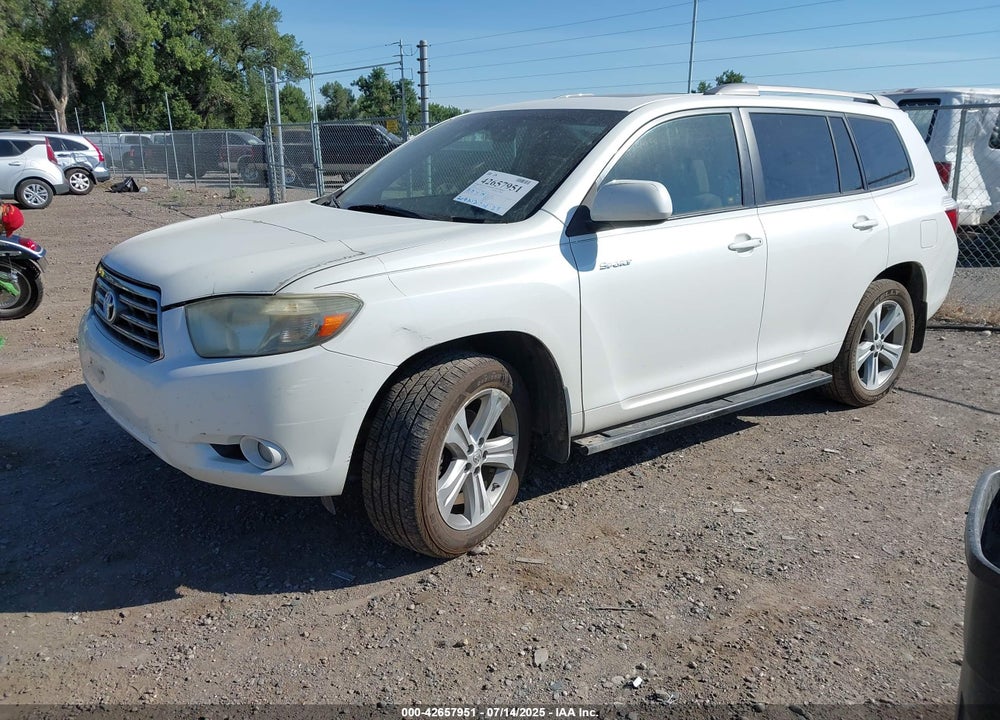 2008 TOYOTA HIGHLANDER VIN: JTEES43A382017401
