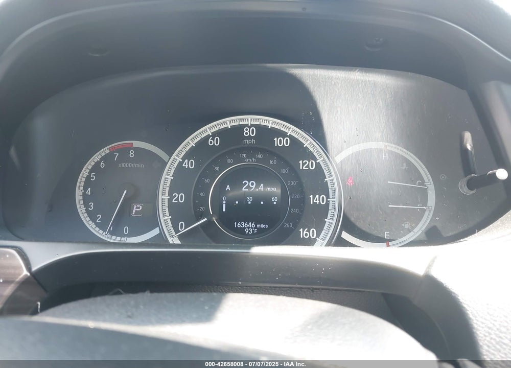 2016 HONDA ACCORD EX-L VIN: 1HGCR2F94GA009312