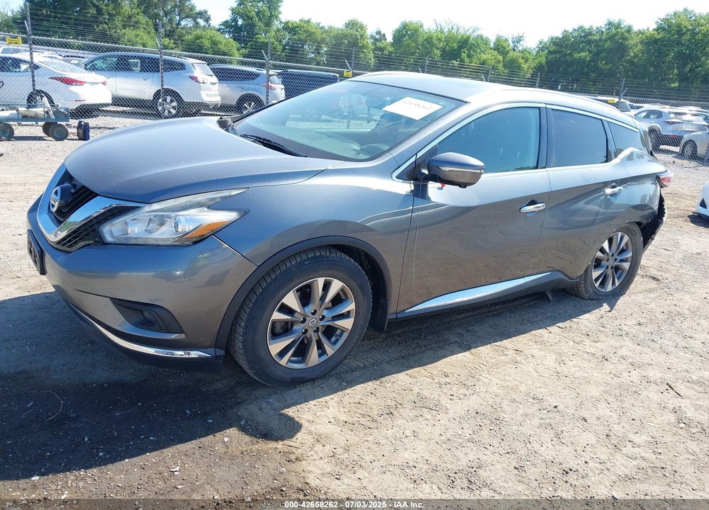 2015 NISSAN MURANO SL VIN: 5N1AZ2MH0FN233762