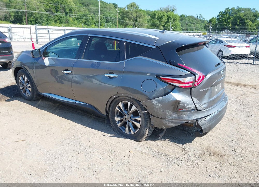 2015 NISSAN MURANO SL VIN: 5N1AZ2MH0FN233762