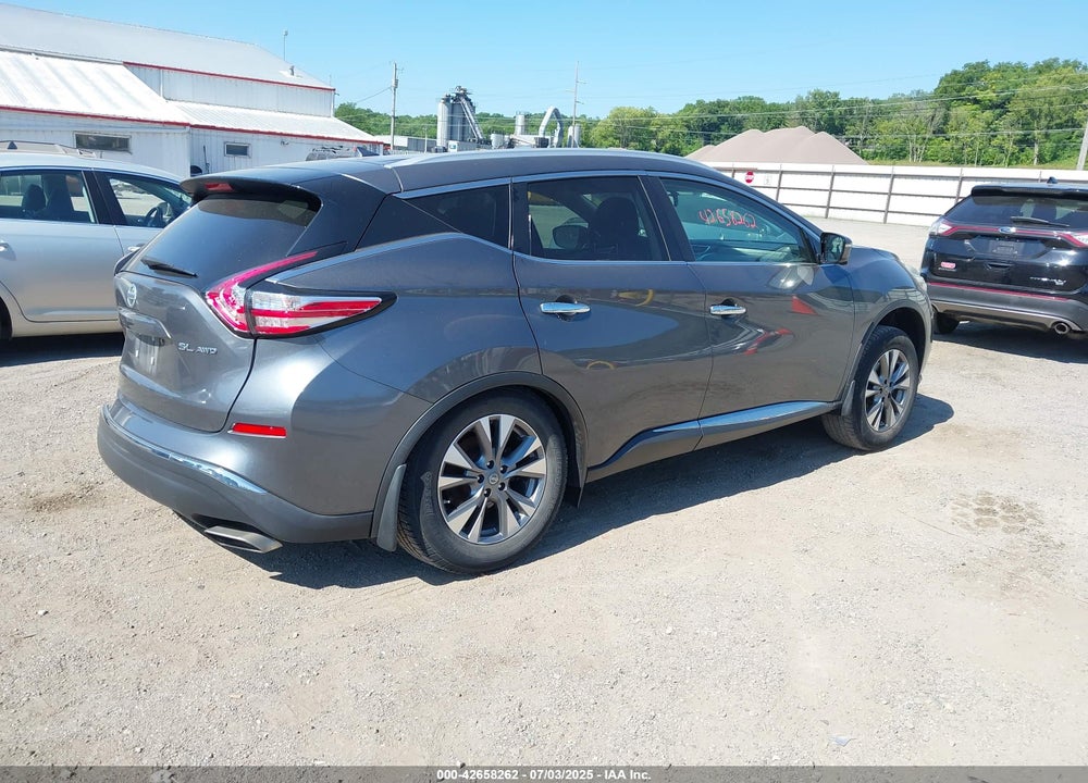 2015 NISSAN MURANO SL VIN: 5N1AZ2MH0FN233762