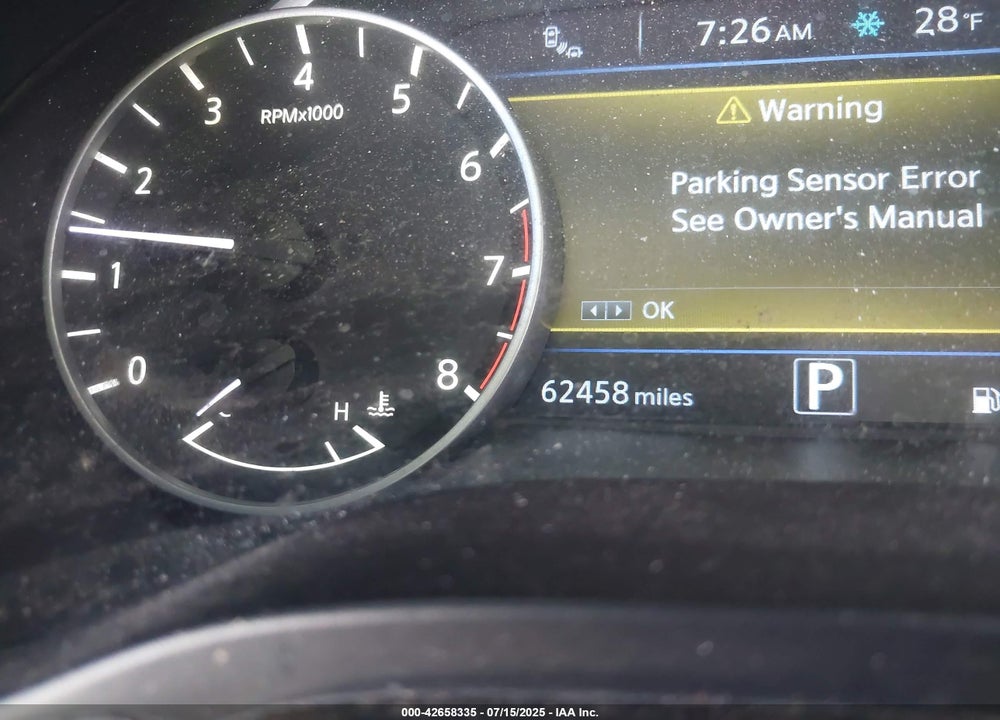 2016 NISSAN MAXIMA VIN: 1N4AA6AP5GC382217