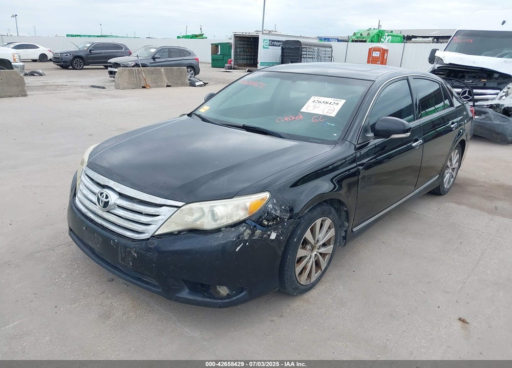 2011 TOYOTA AVALON VIN: 4T1BK3DB3BU416292