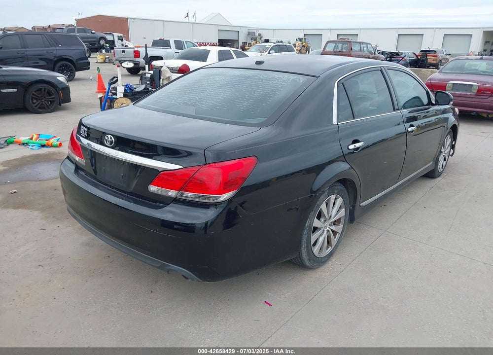 2011 TOYOTA AVALON VIN: 4T1BK3DB3BU416292
