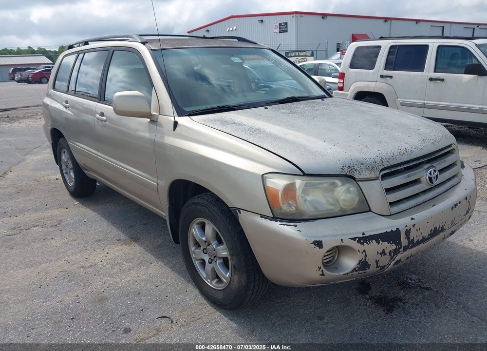 2005 TOYOTA HIGHLANDER V6 VIN: JTEGP21A050073028