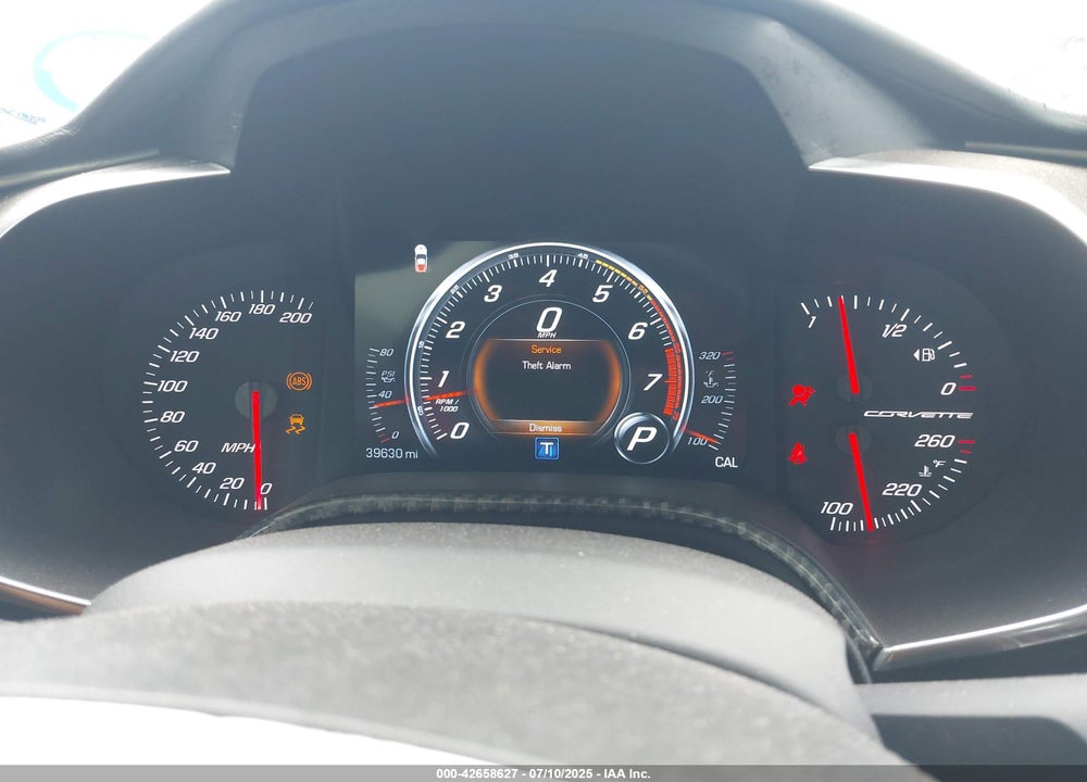 2017 CHEVROLET CORVETTE VIN: 1G1Y12D77H5101871