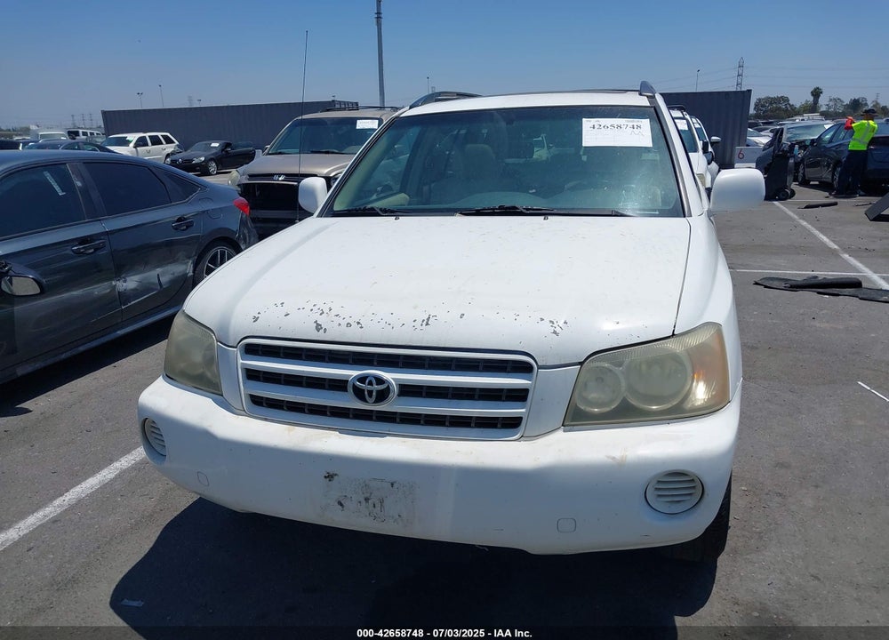 2003 TOYOTA HIGHLANDER V6 VIN: JTEGF21A330121055