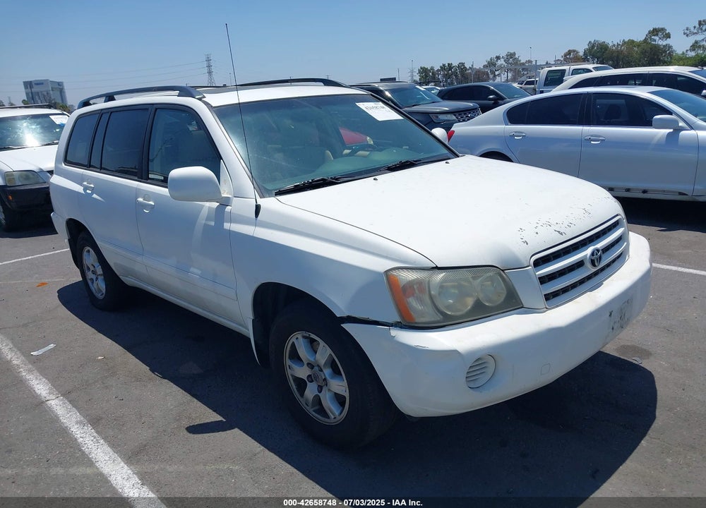 2003 TOYOTA HIGHLANDER V6 VIN: JTEGF21A330121055