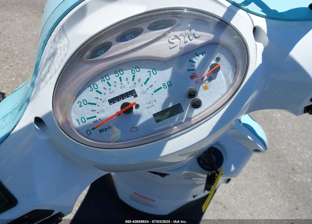 2018 SYM SCOOTER VIN: RFGBS1LEXJXXA3090