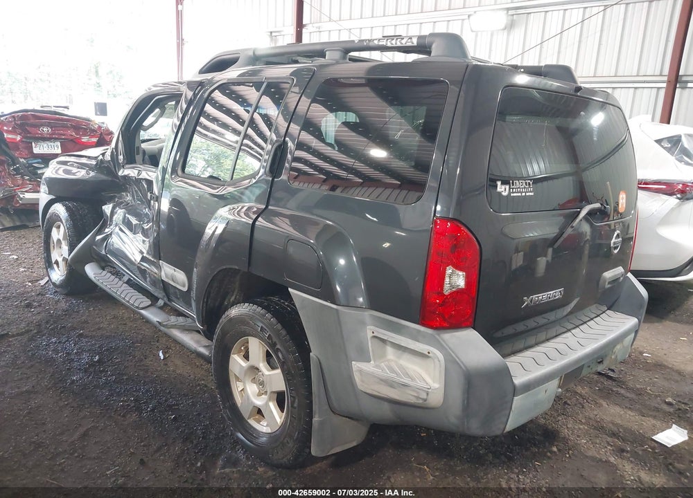 2005 NISSAN XTERRA S VIN: 5N1AN08W65C654646
