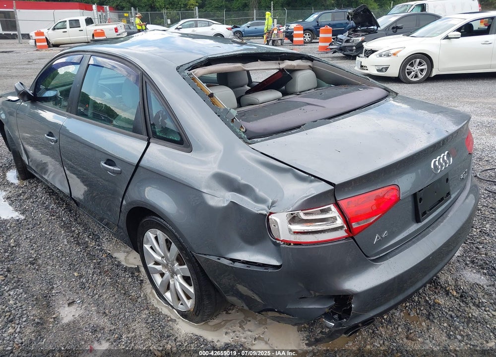 2013 AUDI A4 VIN: WAUBFAFL9DN009591