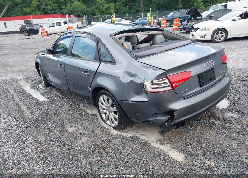2013 AUDI A4 VIN: WAUBFAFL9DN009591