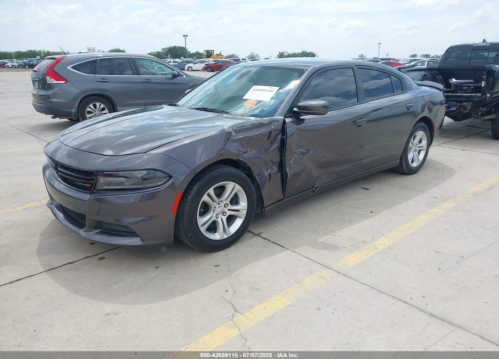 2019 DODGE CHARGER SXT RWD VIN: 2C3CDXBG7KH707734