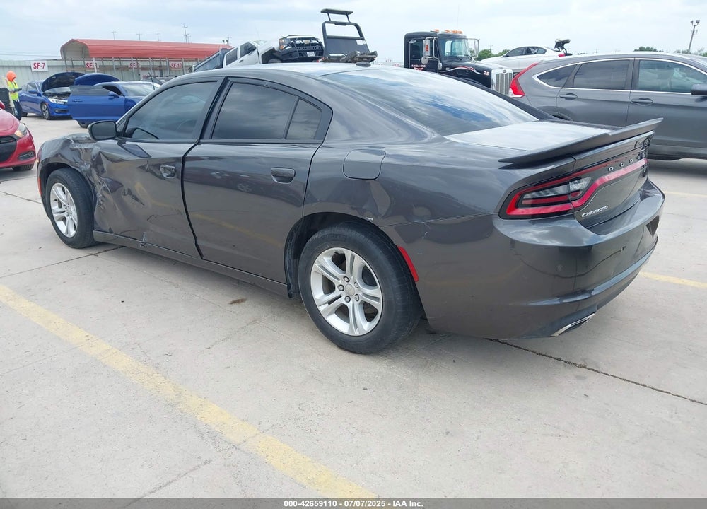 2019 DODGE CHARGER SXT RWD VIN: 2C3CDXBG7KH707734