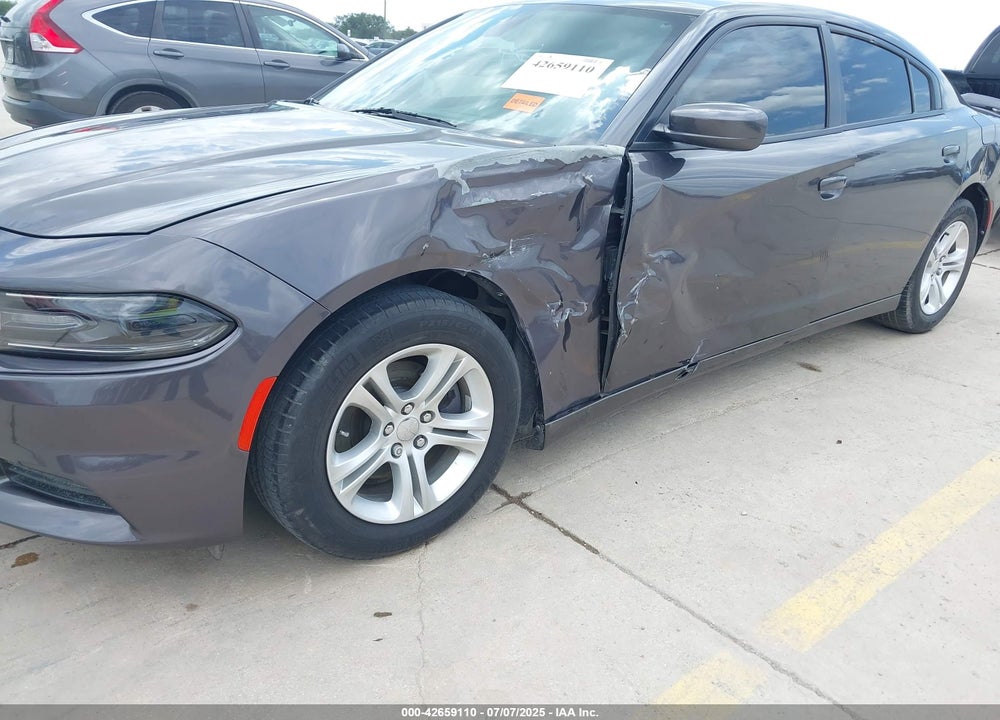 2019 DODGE CHARGER SXT RWD VIN: 2C3CDXBG7KH707734