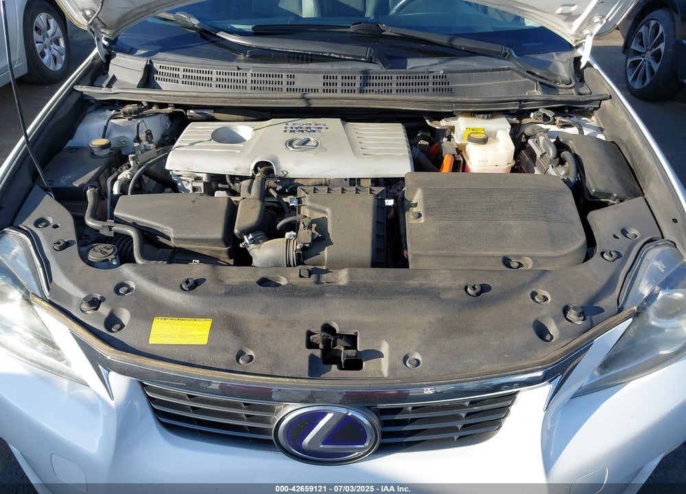 2013 LEXUS CT 200H VIN: JTHKD5BH3D2130375