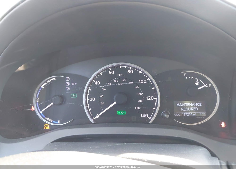 2013 LEXUS CT 200H VIN: JTHKD5BH3D2130375